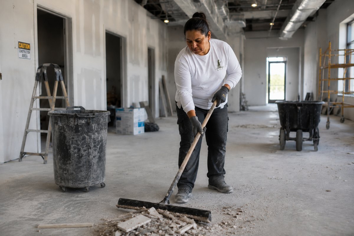 Post-construction cleaning