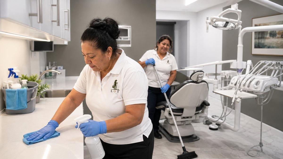 Dental clinic cleaning